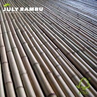 Garden Bamboo Fencing Black Bamboo Fence panels for Wall