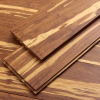 Factory Price 100% Solid Vertical Laminated Bamboo Flooring 14mm Tiger Strand woven Bamboo Floor for Sale